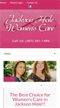 Mobile Screenshot of jacksonholewomenscare.com
