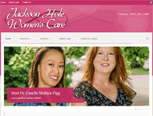 Tablet Screenshot of jacksonholewomenscare.com
